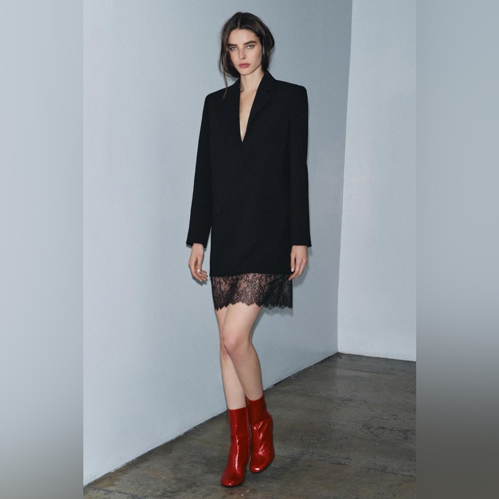 ZW COLLECTION LIMITED EDITION LACE BLAZER DRESS • New with Tags! Size S